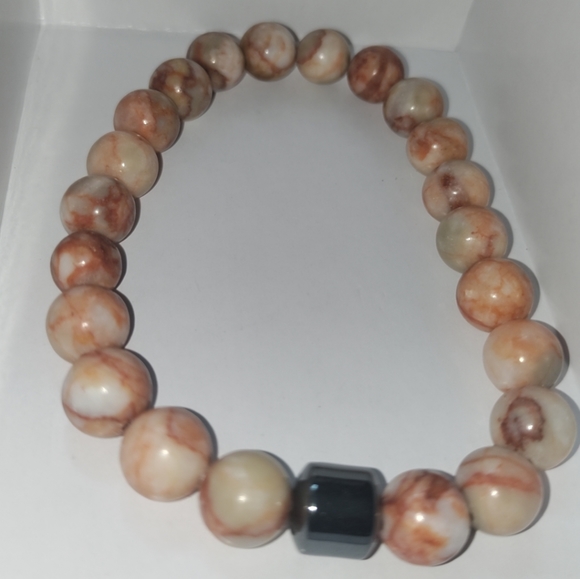 Red web Stone with Hematite - Picture 1 of 1